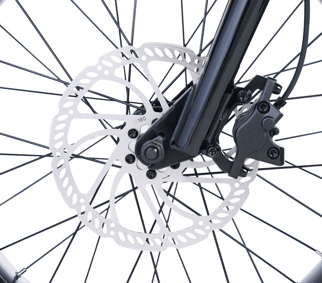ZOOZ BIKES ULTRA RIPSTER JET BLACK front disc brake