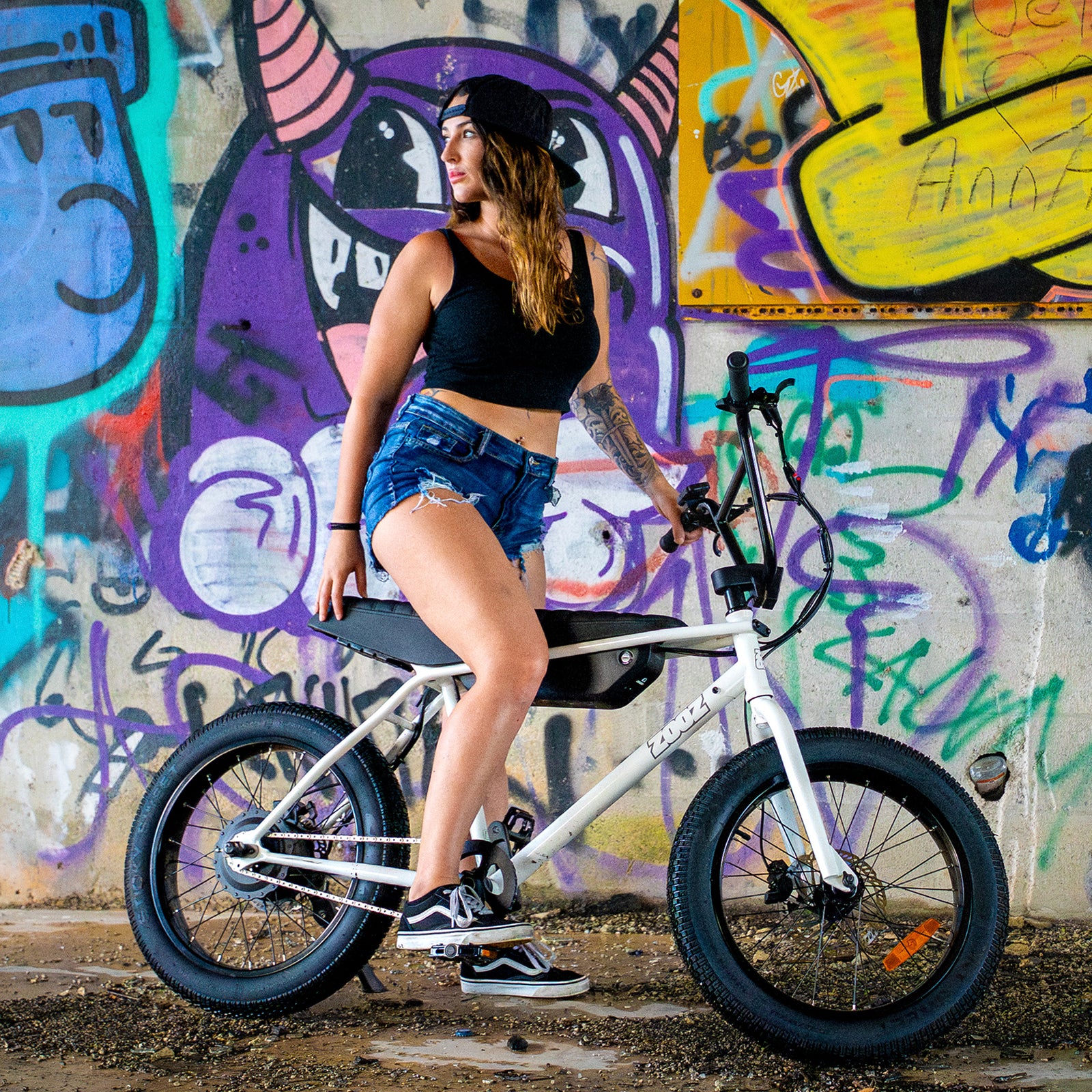 the ripsters 20" wheels and low seat height make it the ideal size for fashionistas and smaller shredders.