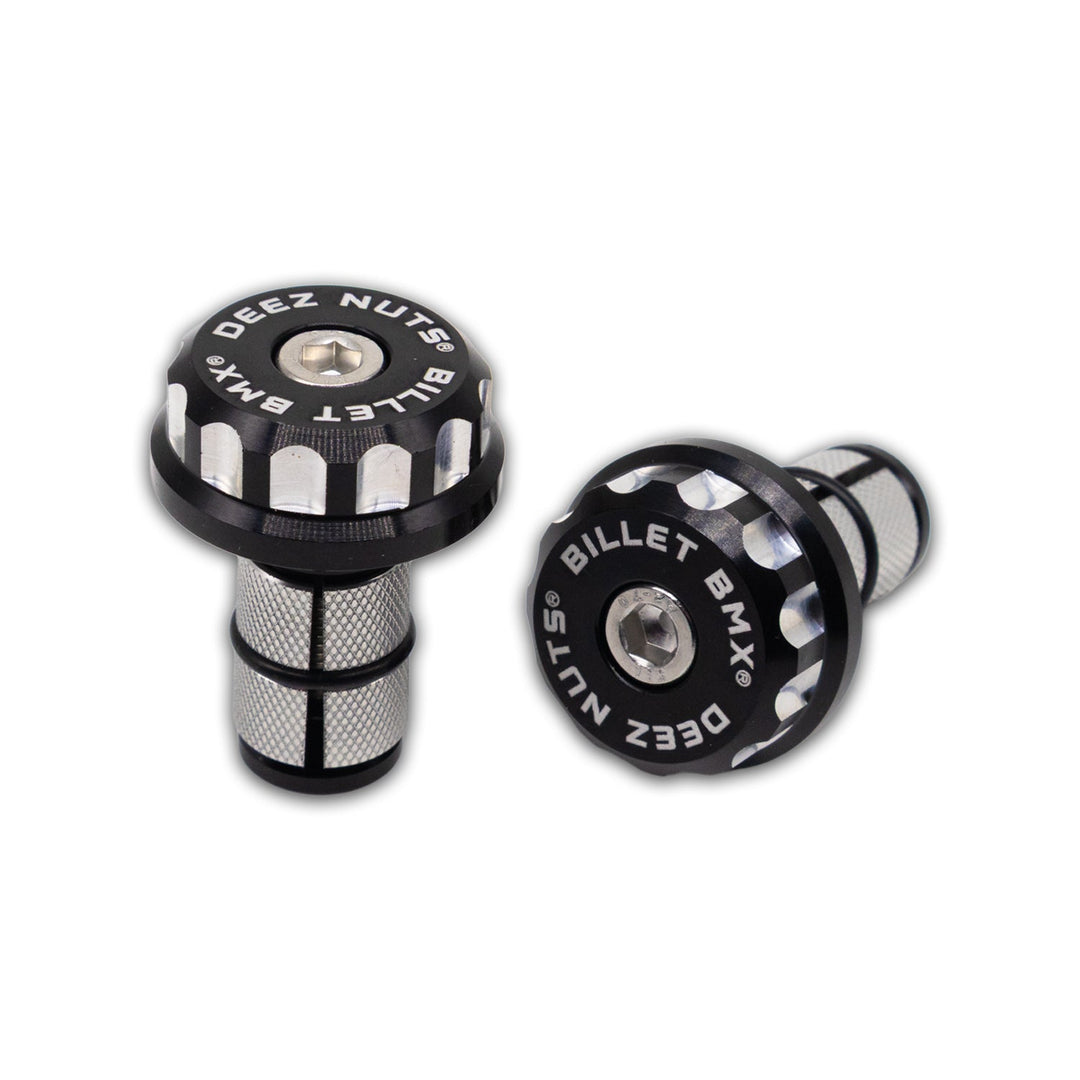 BILLET BMX DEEZ NUTS 12 POINT HANDLEBAR ENDS - Zoozbikes