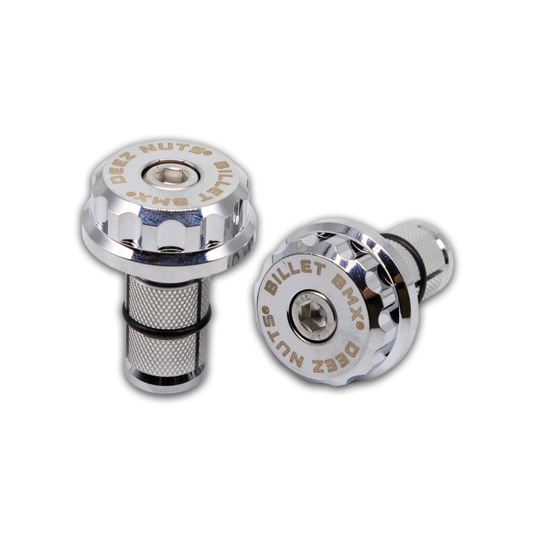 BILLET BMX DEEZ NUTS 12 POINT HANDLEBAR ENDS - Zoozbikes