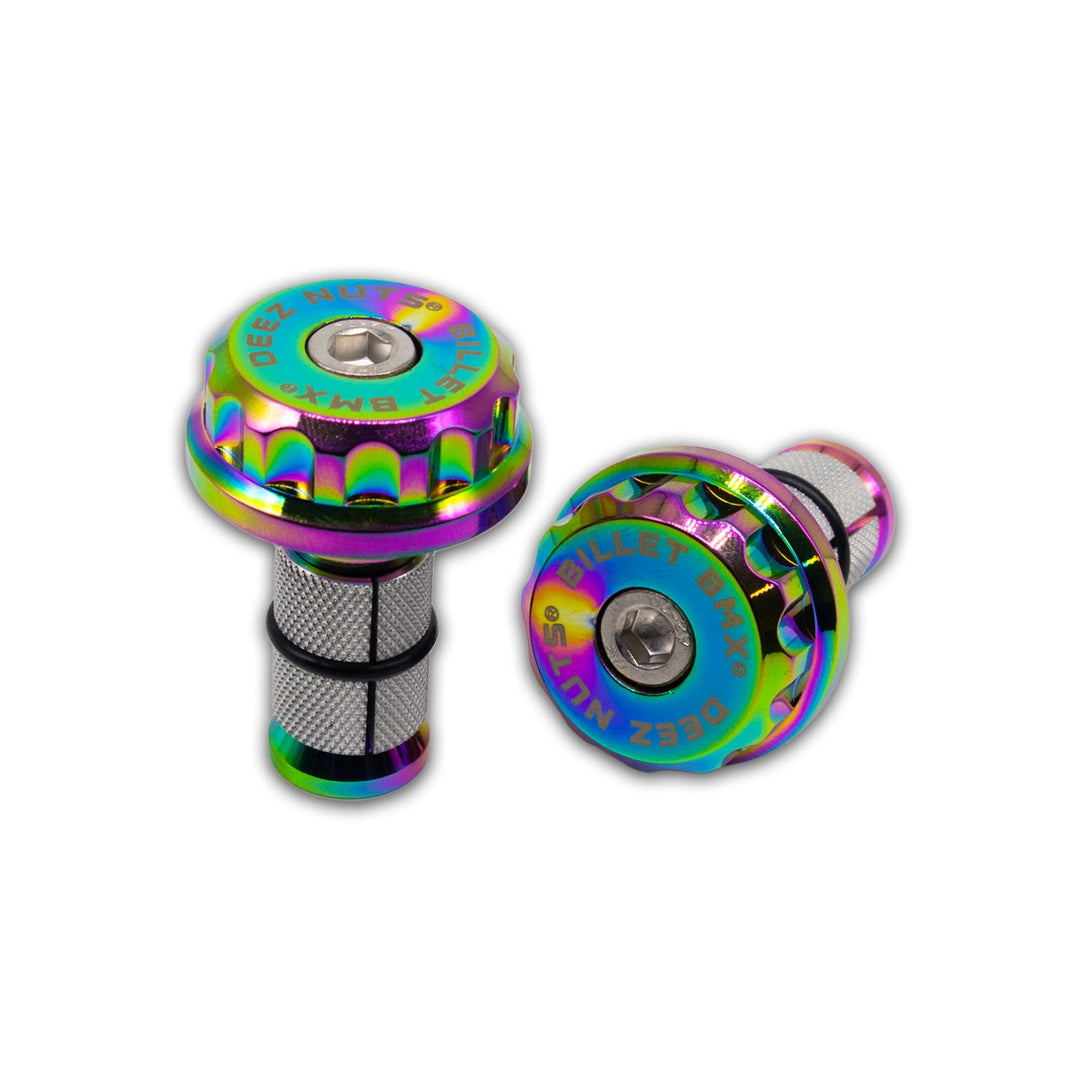 BILLET BMX DEEZ NUTS 12 POINT HANDLEBAR ENDS - Zoozbikes