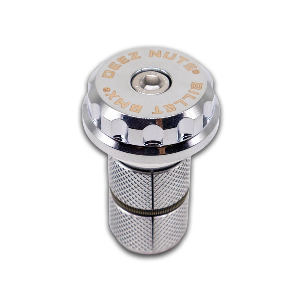 BILLET BMX DEEZ NUTS 12 POINT STEM CAP - Zoozbikes