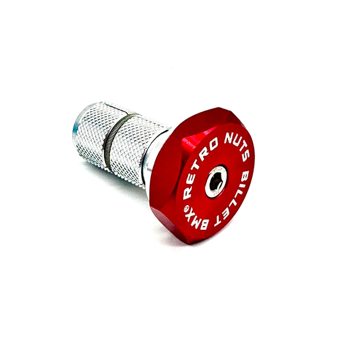 BILLET BMX RETRO NUTS 6 POINT STEM CAP - Zoozbikes