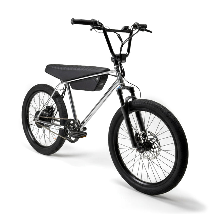 ZOOZ Ultra Urban Front Suspension Fork with 80mm of travel smoothes out the bumps.