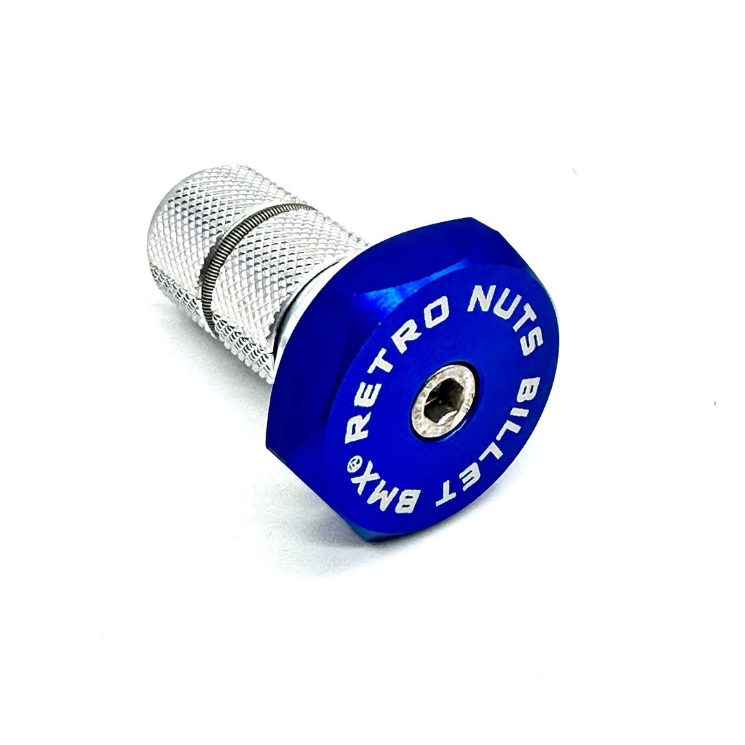 BILLET BMX RETRO NUTS 6 POINT STEM CAP - Zoozbikes