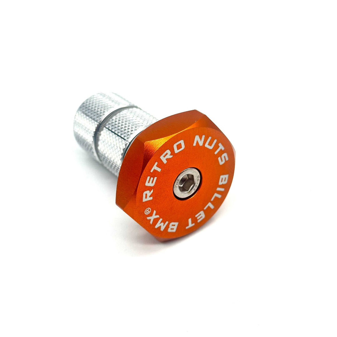BILLET BMX RETRO NUTS 6 POINT STEM CAP - Zoozbikes