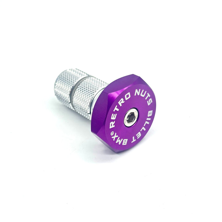 BILLET BMX RETRO NUTS 6 POINT STEM CAP - Zoozbikes