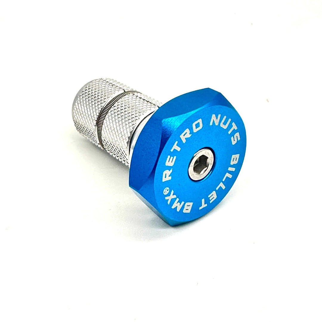 BILLET BMX RETRO NUTS 6 POINT STEM CAP - Zoozbikes