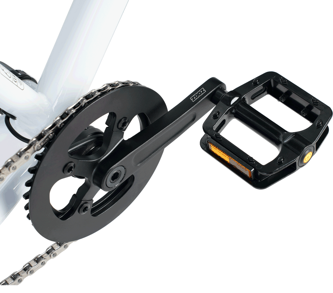Crankset, Integrated, 120mm UR G1- Black - Zoozbikes
