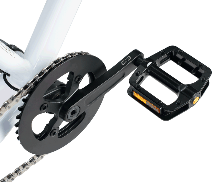Crankset, Integrated, 120mm UR G1- Black - Zoozbikes