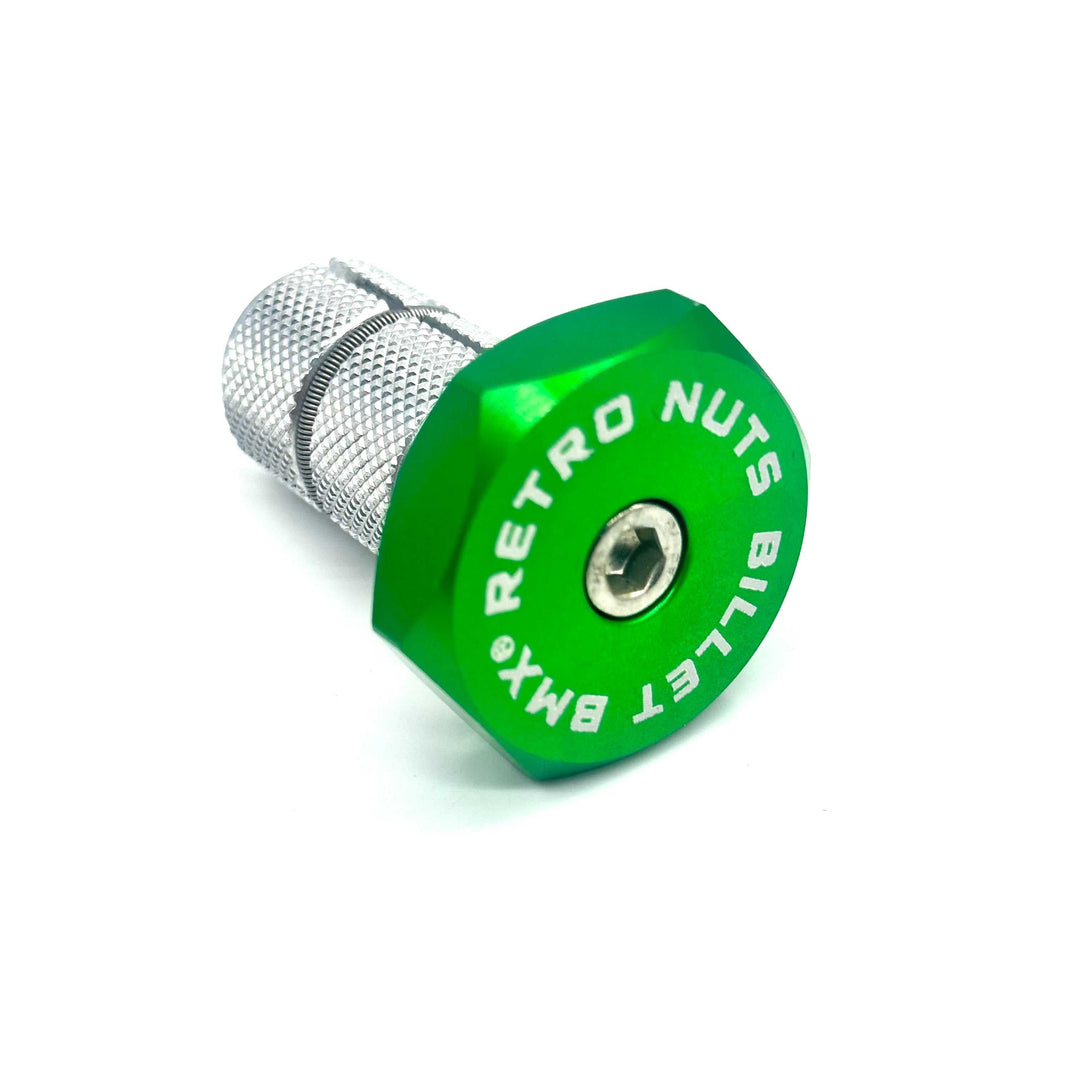 BILLET BMX RETRO NUTS 6 POINT STEM CAP - Zoozbikes