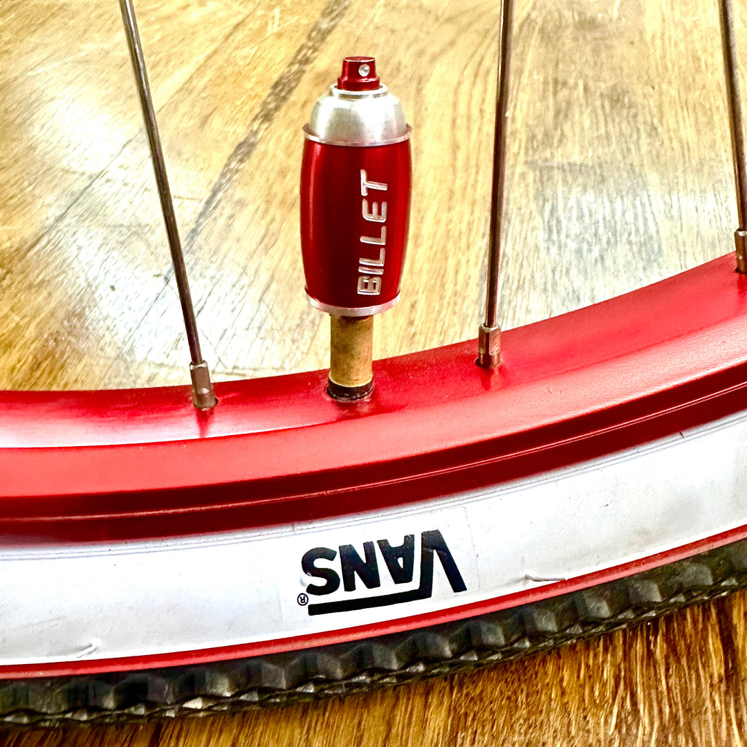 BILLET BMX Spray Paint Can Valve Stem Caps (2 Pack) - Zoozbikes