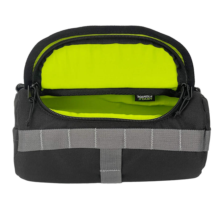 Handlebar Bag - Black & Green Burrito by HandleStash Accessories HandleStash   