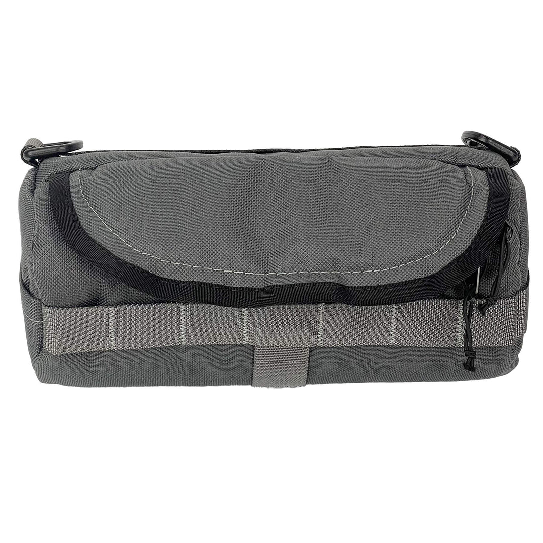 Handlebar Bag - Charcoal & Blue Burrito by HandleStash Accessories HandleStash   