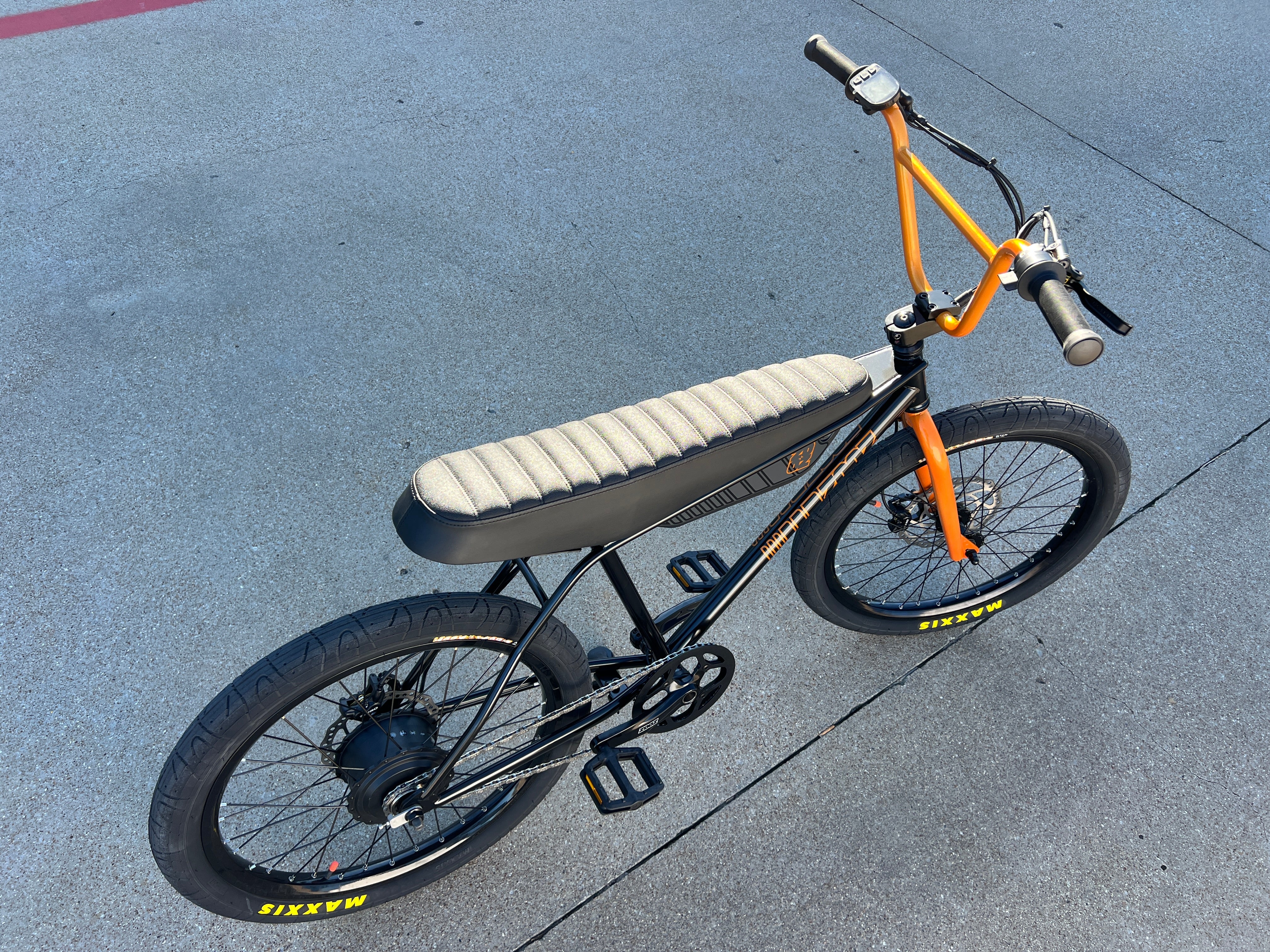 Orange bmx hot sale parts