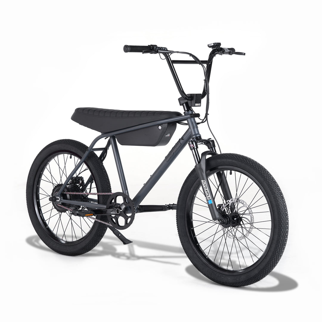 Zooz Electric Bike Ultra Cush 3/4 view