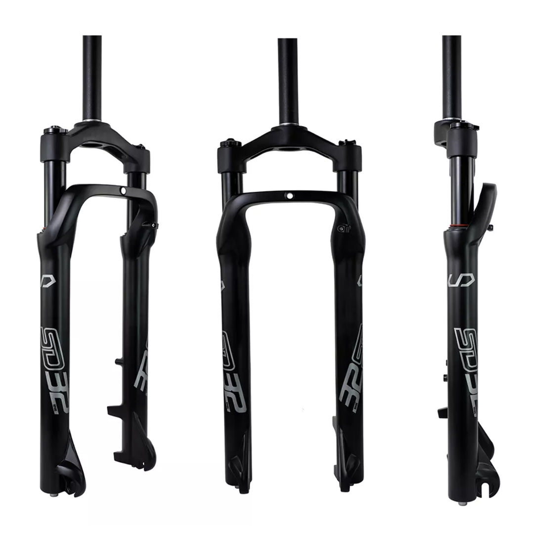 Zooz Bikes Ultra Ripster 20" UDING SD32 Air Suspension Fork studio angles