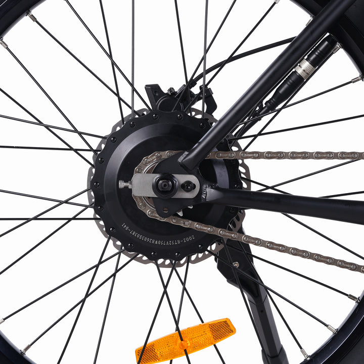 Zooz Electric Bike Ultra Urban Gen 5 eclipse black cog side view