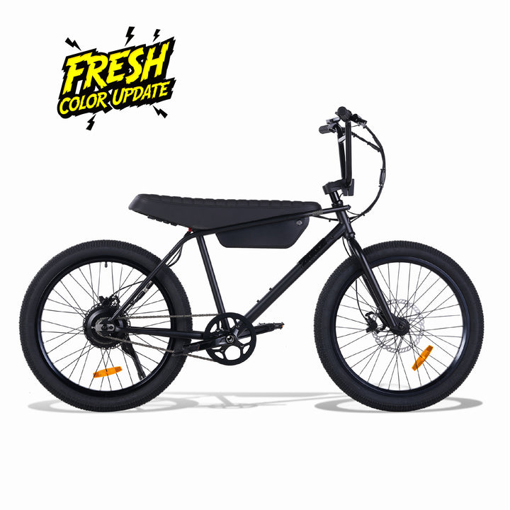 Zooz Electric Bike Ultra Urban Gen 5 Eclipse Black side view