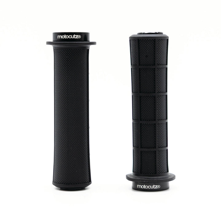 Mid Flange Bolt-On Grips Black - Zoozbikes