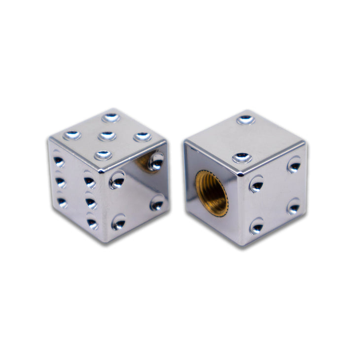 BILLET BMX Full Size Dice Valve Stem Caps (2 Pack) - Zoozbikes