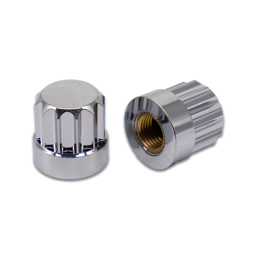 BILLET BMX Deez Nuts 12 Point Valve Stem Caps (2 Pack) - Zoozbikes