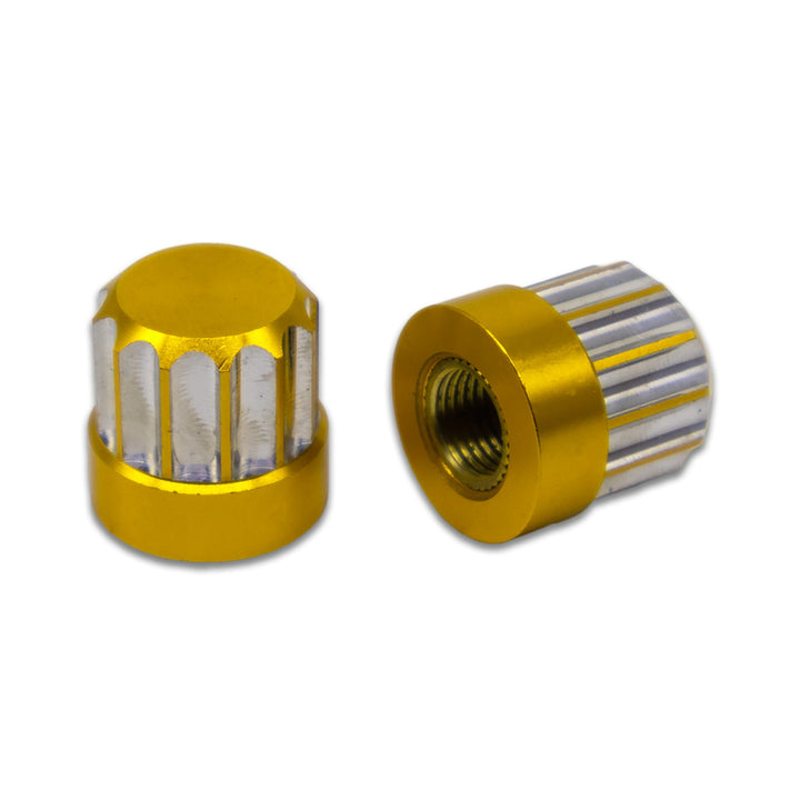 BILLET BMX Deez Nuts 12 Point Valve Stem Caps (2 Pack) - Zoozbikes