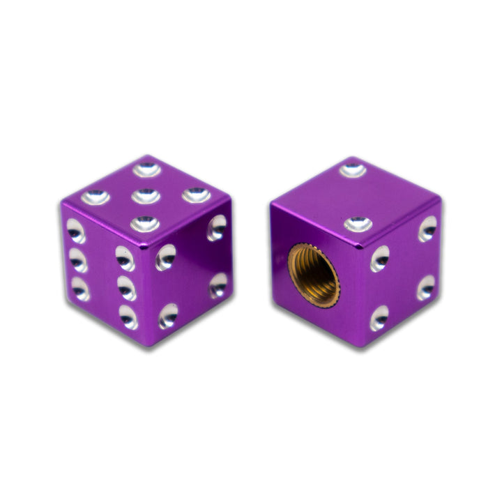 BILLET BMX Full Size Dice Valve Stem Caps (2 Pack) - Zoozbikes