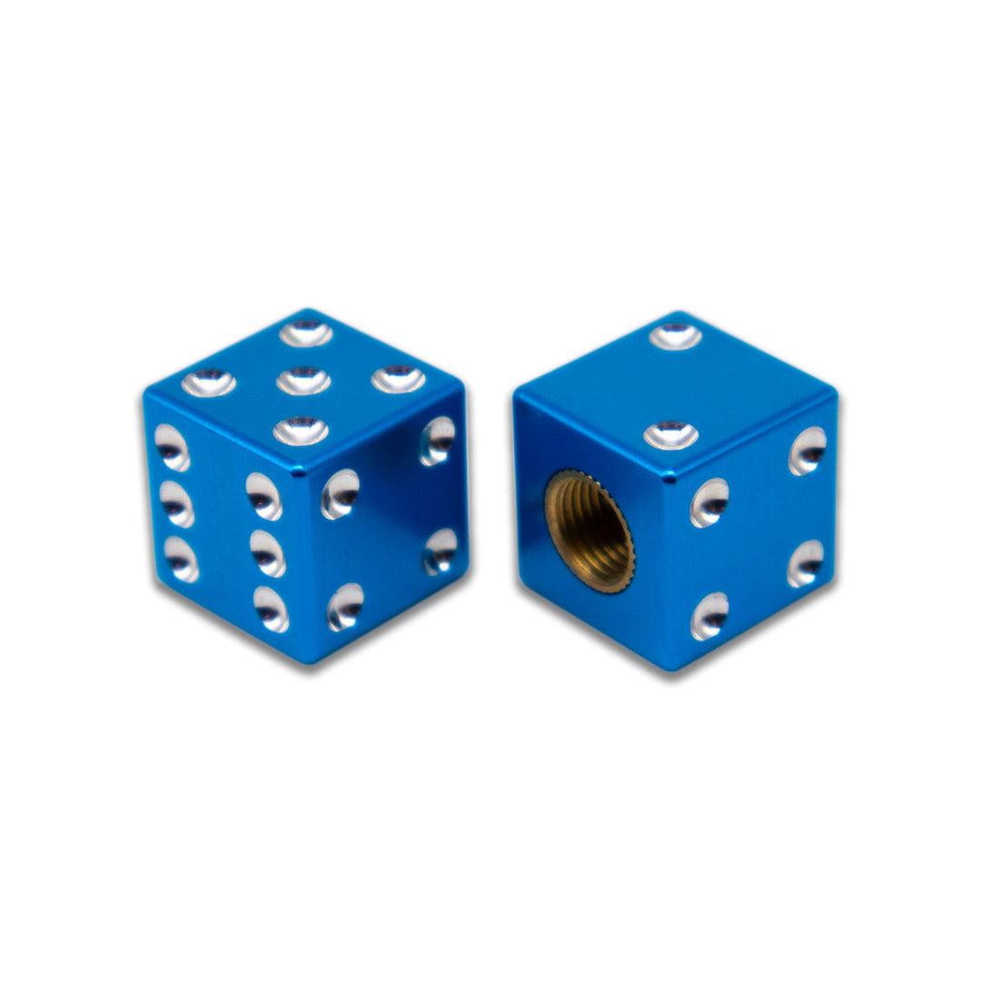 BILLET BMX Full Size Dice Valve Stem Caps (2 Pack) - Zoozbikes