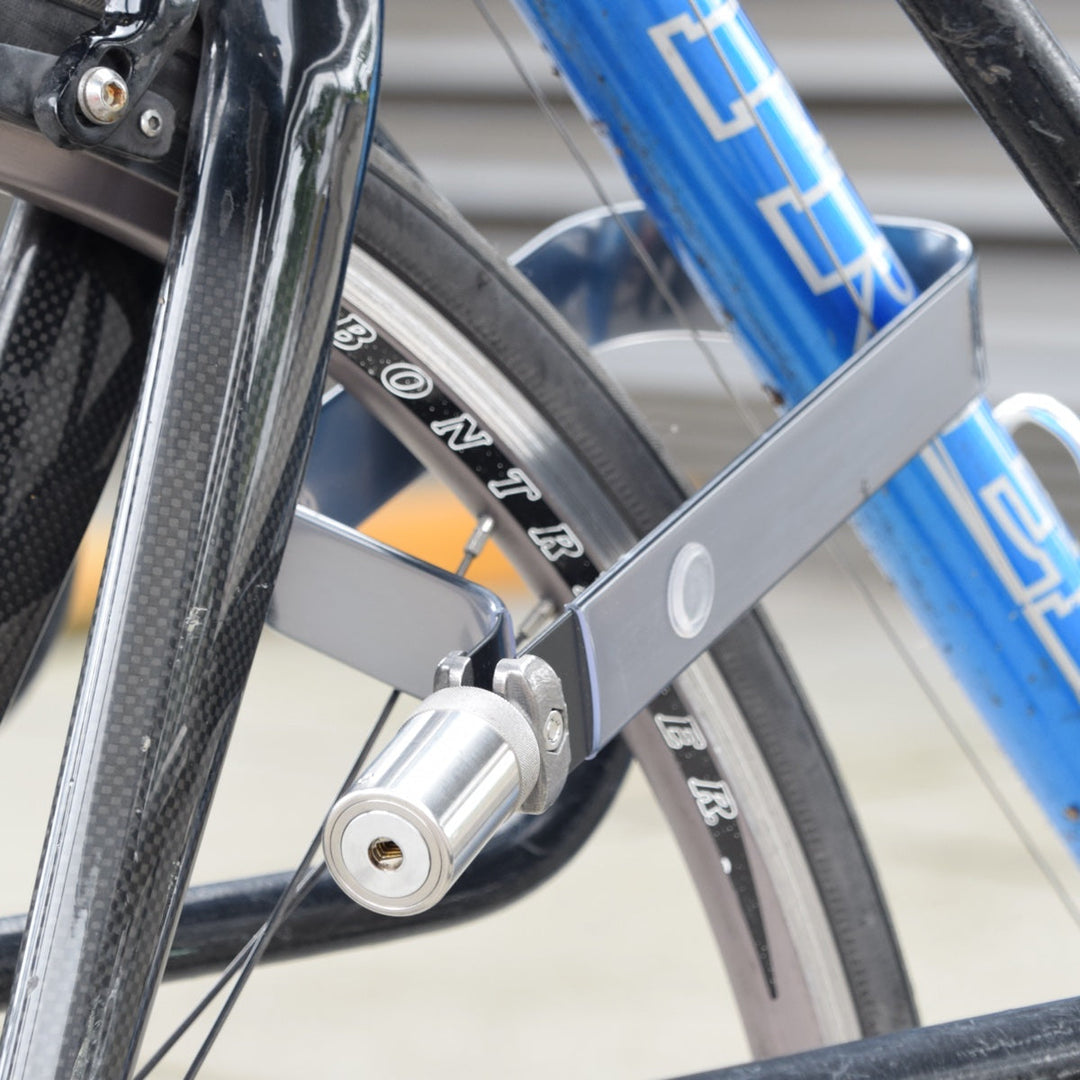 Keyed Alike Pair of TiGr mini+  – blue steel u-locks: strong, lightweight, certified bicycle security by TiGr Lock Parts TiGr Lock   